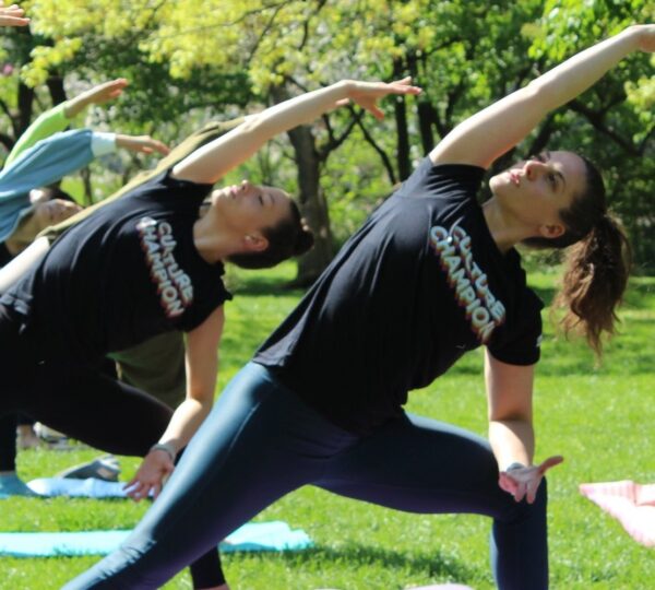 Yoga in Central Park