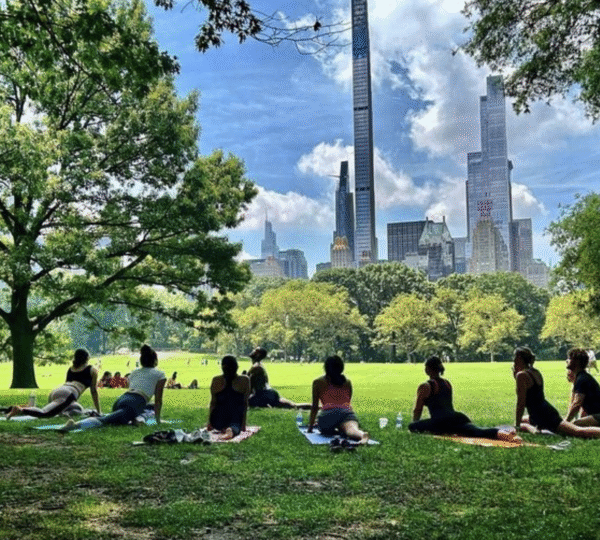 Yoga in Central Park