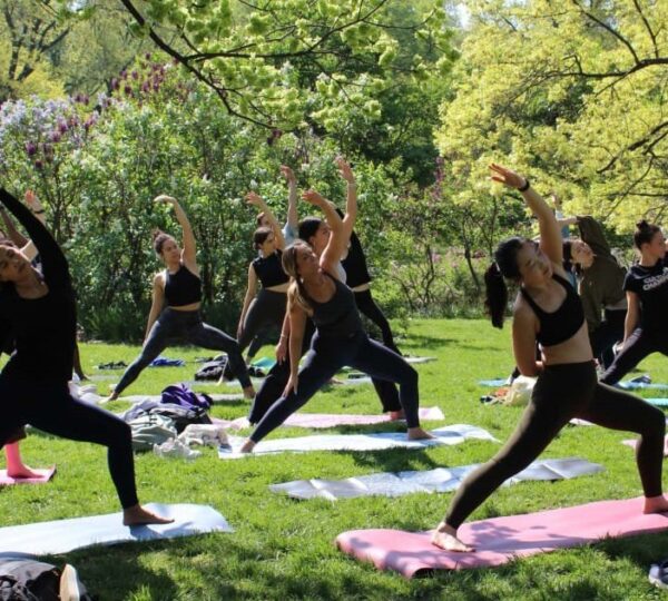 Yoga in Central Park