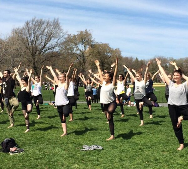 Yoga in Central Park