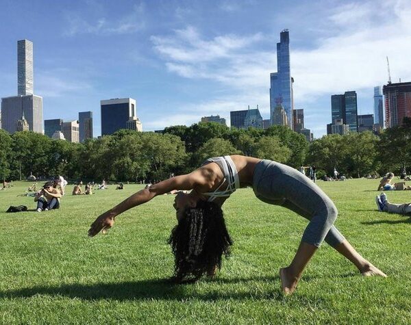 Yoga in Central Park
